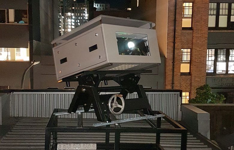 outdoor projector enclosure
